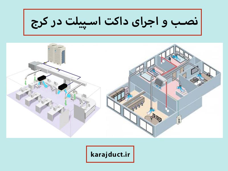 نصب و اجرای داکت اسپیلت در کرج